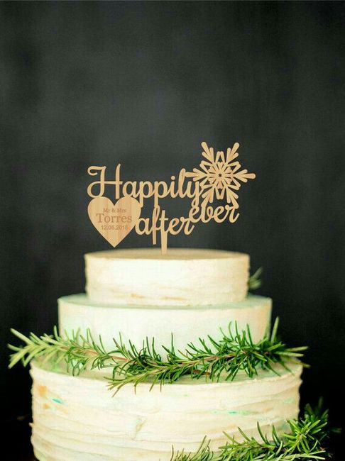 Cake topper inspiración z&a - 43