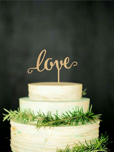 Cake topper inspiración z&a - 48