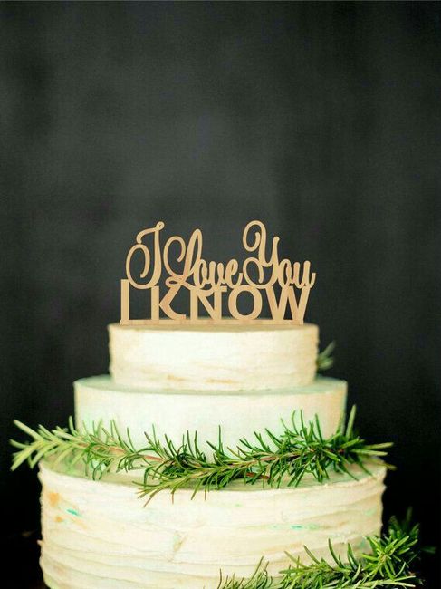 Cake topper inspiración z&a - 49