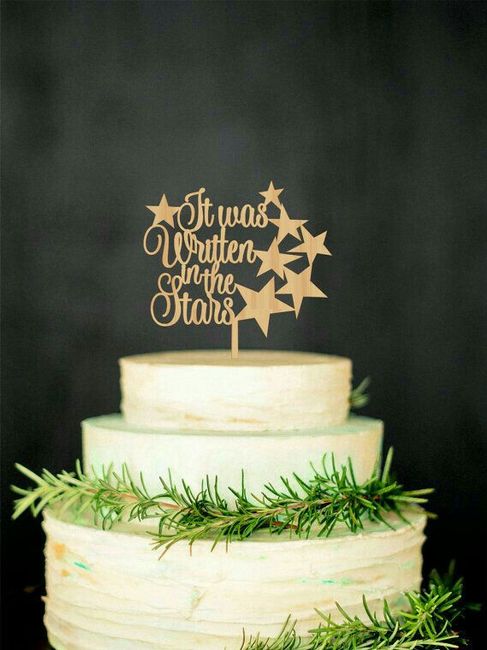 Cake topper inspiración z&a - 51