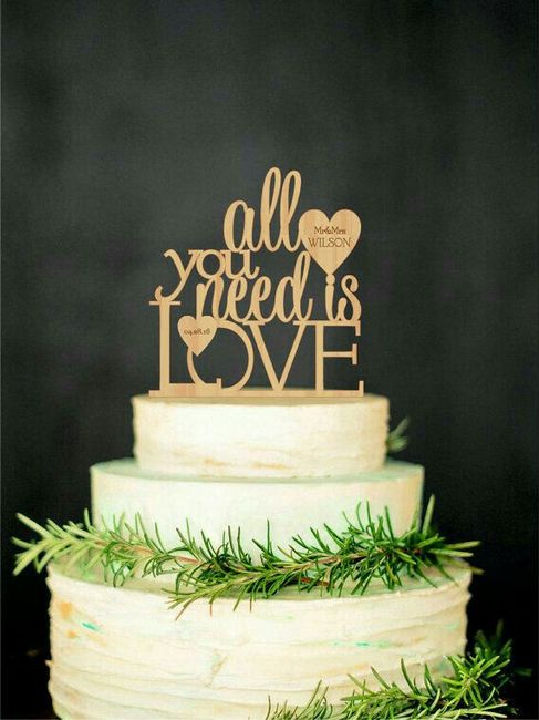 Cake topper inspiración z&a - 52