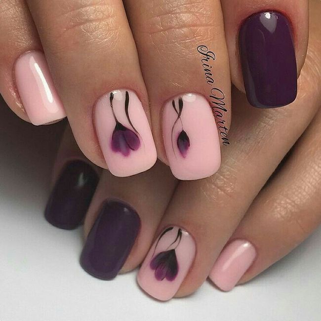  Uñas con flores - 4