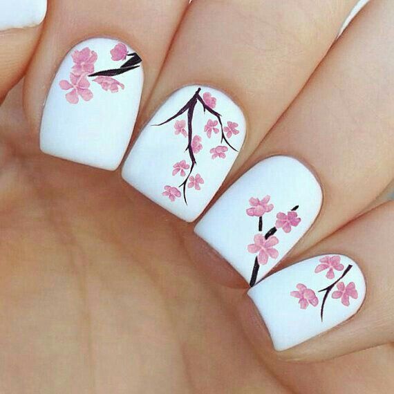  Uñas con flores - 9