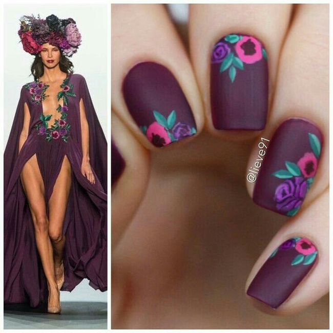  Uñas con flores - 13