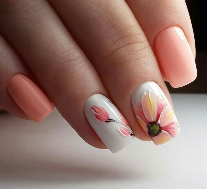  Uñas con flores - 14