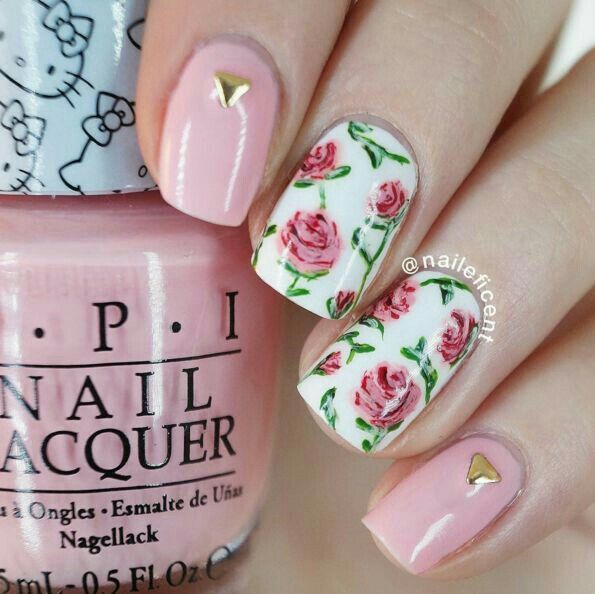  Uñas con flores - 23