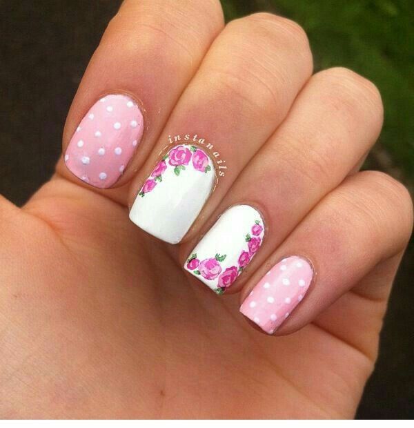  Uñas con flores - 26