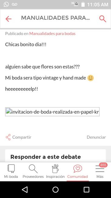  Invitaciones con flores!! ayuda - 1