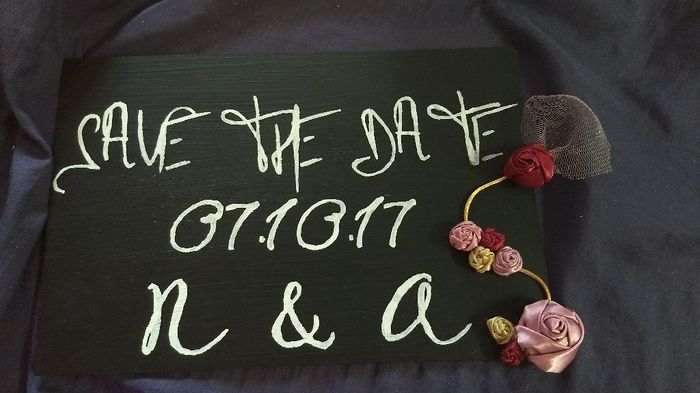 Letrero para save the date - 1