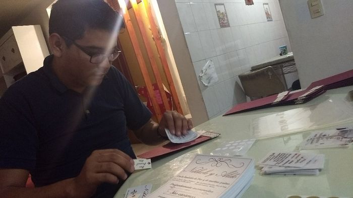 Armando las invitaciones - 2