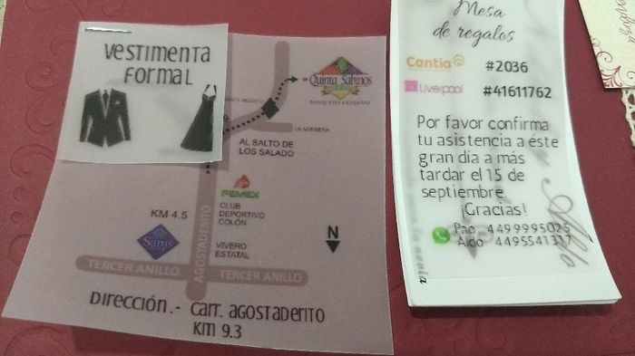 Armando las invitaciones - 3