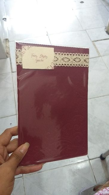 Armando las invitaciones - 4