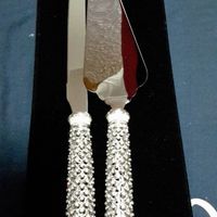 Juego pala y cuchillo para pastel