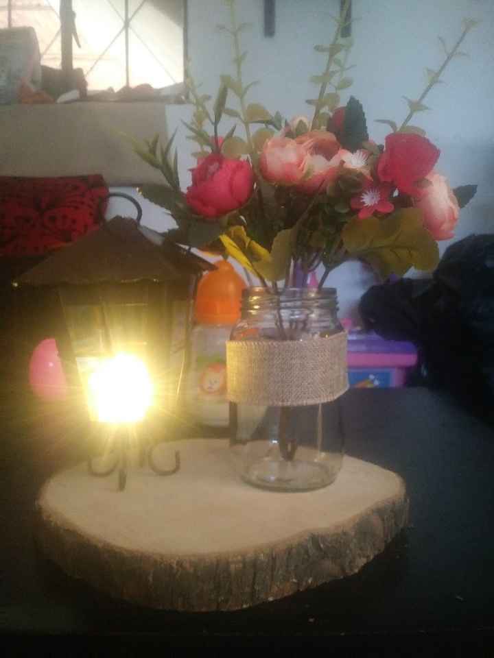 Mis centros de mesa.... Flor natural o artificial?? - 4