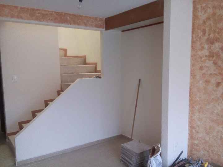 Sala comedor (que antes era verde)