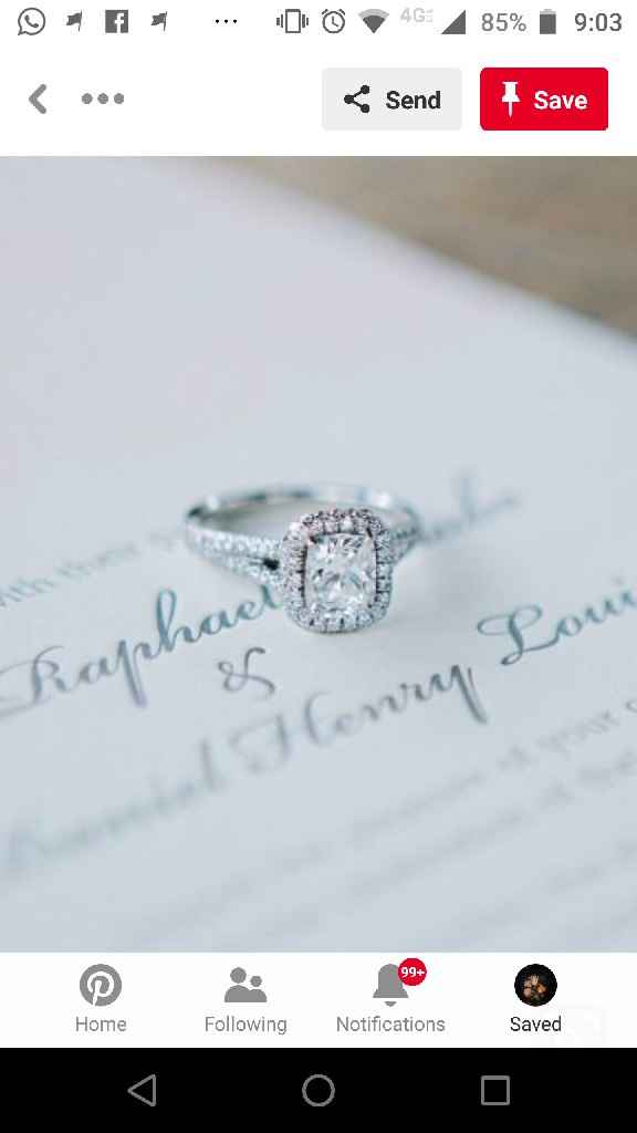 Si hubieras podido elegir el anillo de compromiso.. - 1