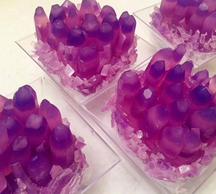 Jabones estilo cuarzo