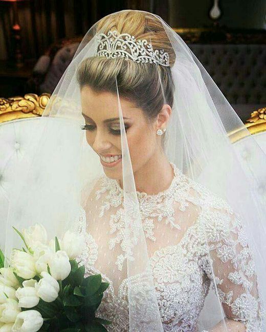 Peinados con tiaras 👰👑 - 3