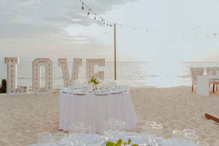 boda en la playa