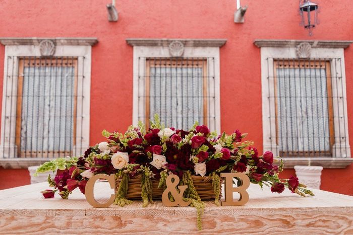 mesa de novios