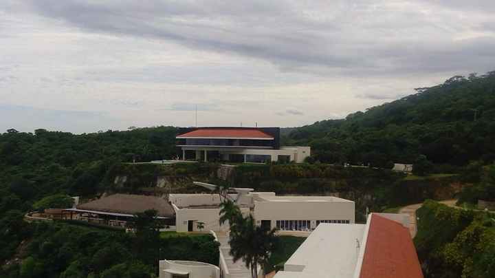 Vista del spa desde el Sky Bar