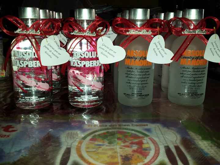 Botellas para mis padrinos - 2