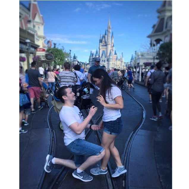 Propuesta de matrimonio en Disney 