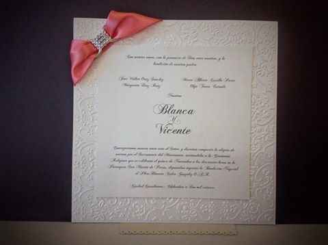 Invitaciones caras... ¿cuánto les costaron sus invitaciones? - 1