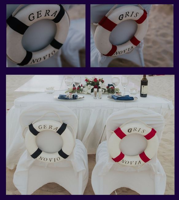 Sillas novio-novia
