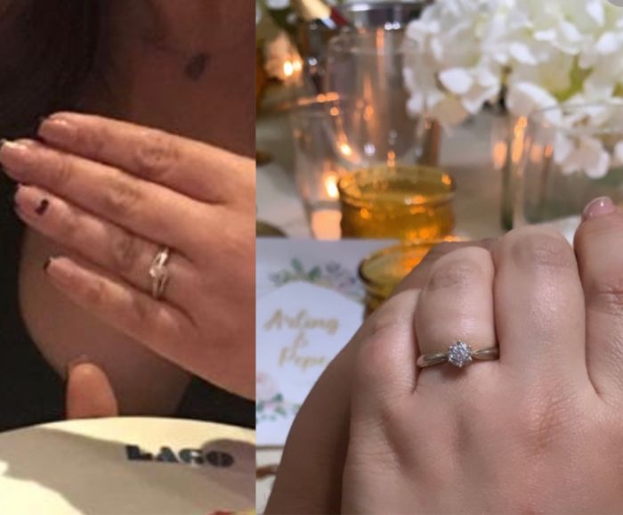 Les gustó su anillo de compromiso? 1