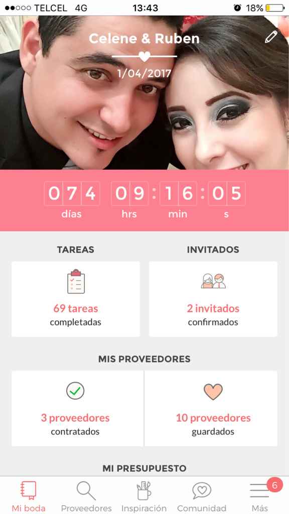 Con ustedes nuestro contador !! 👰💍 - 1