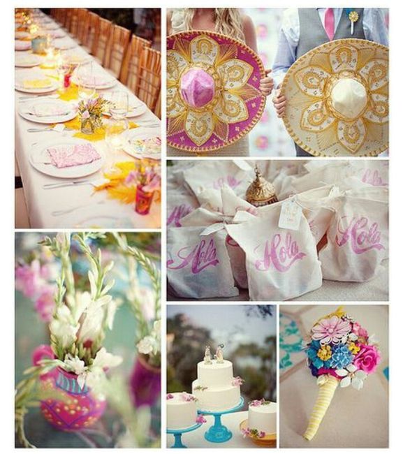 Quiero una boda estilo mexicana pero no se si elegí bien los colores.... - 1