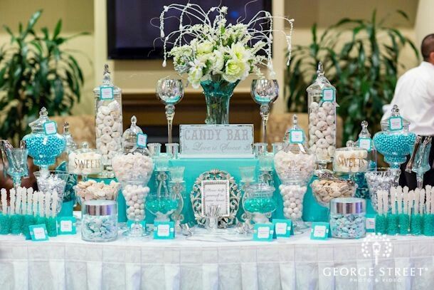 Candy bar para mi boda azul - 4
