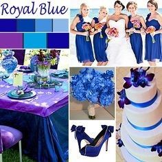 Boda Azul Rey con otros colores