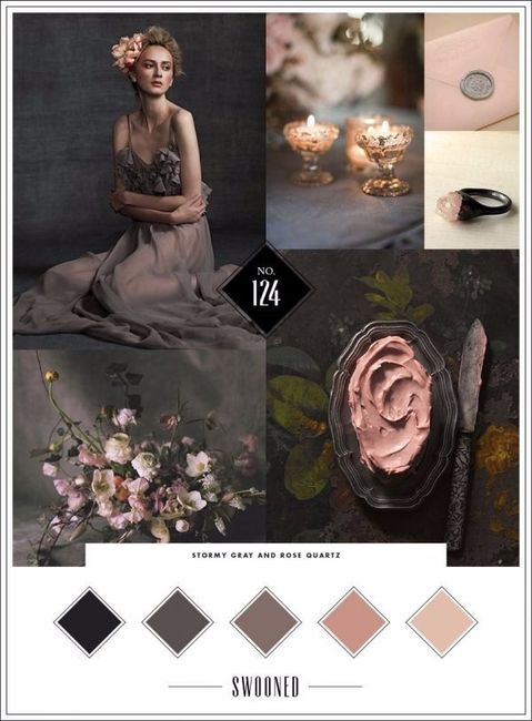 Rosa Cuarzo y Gris