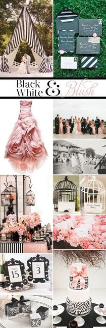 Boda Rosa Cuarzo Con Negro 1