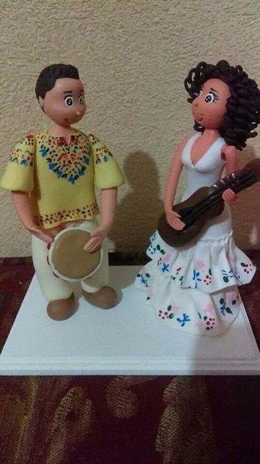 Mi "big fat mexican wedding" - avances: mesa de regalos, cake toppers y más - 4