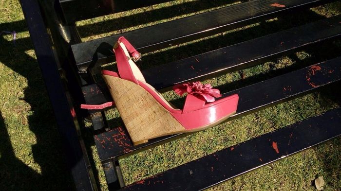 Color Real de mis hermosos zapatos