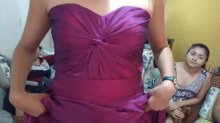 Vestidos de damas,  en proceso.... - 2