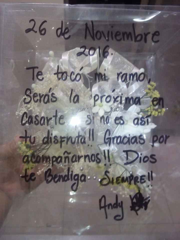 Agradecimiento para quien le toque