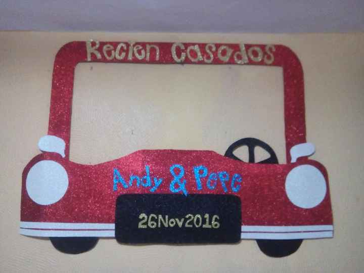 Nuestro cuadro para fotos!