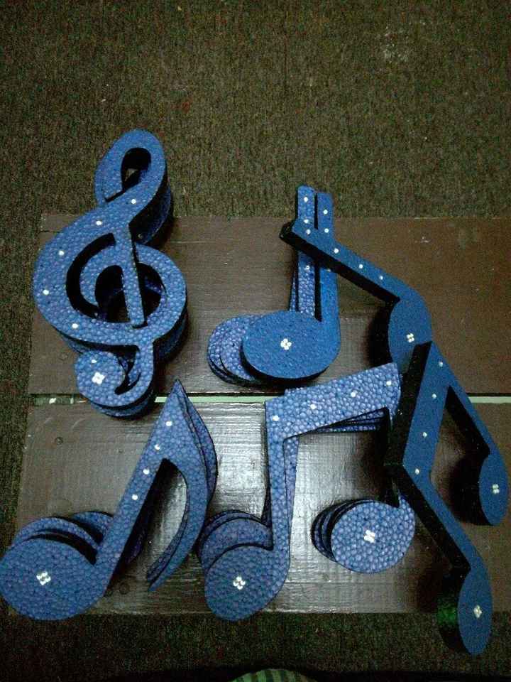 Notas para centros de mesa - 1