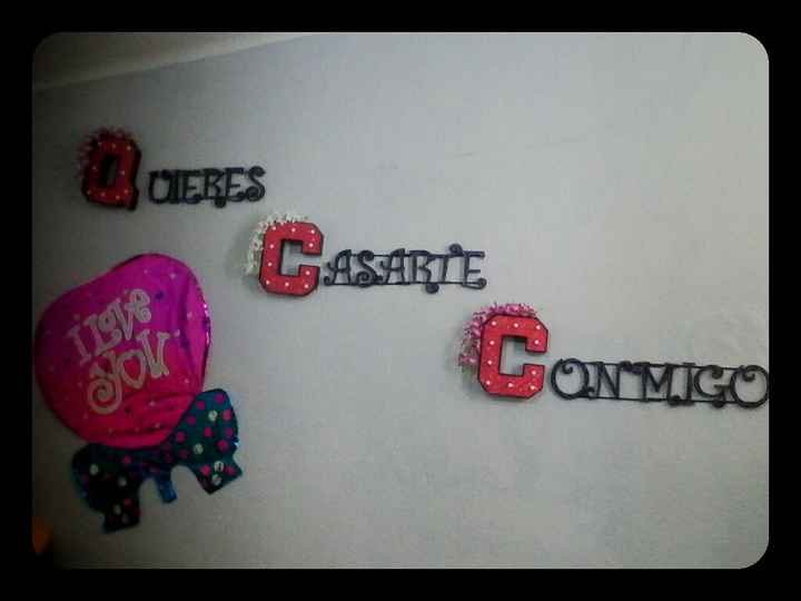 Quieres casarte  conmigo? - 1