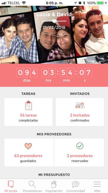 ¿Cuántos días faltan para tu día B? - 1