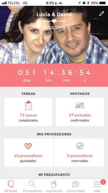 ¡Escribe los días que faltan para tu boda! 1