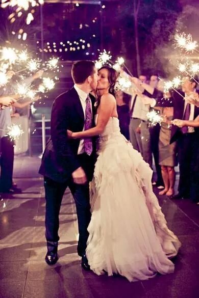 ideas para un boda  de noche