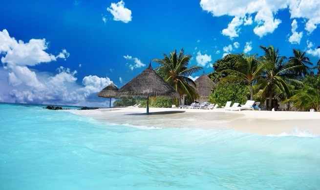 Playa en Bahamas