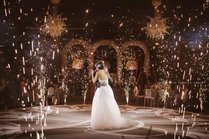 El momento más romántico de la boda...