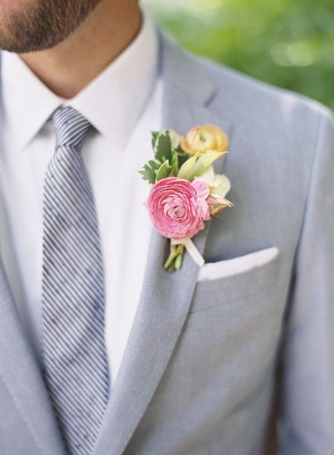 Corbata colo del traje