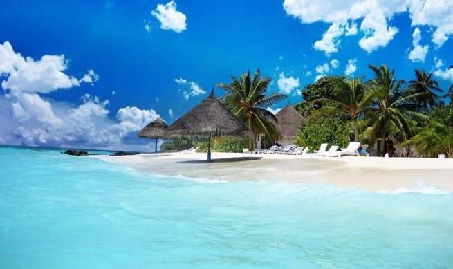 Playa en Bahamas